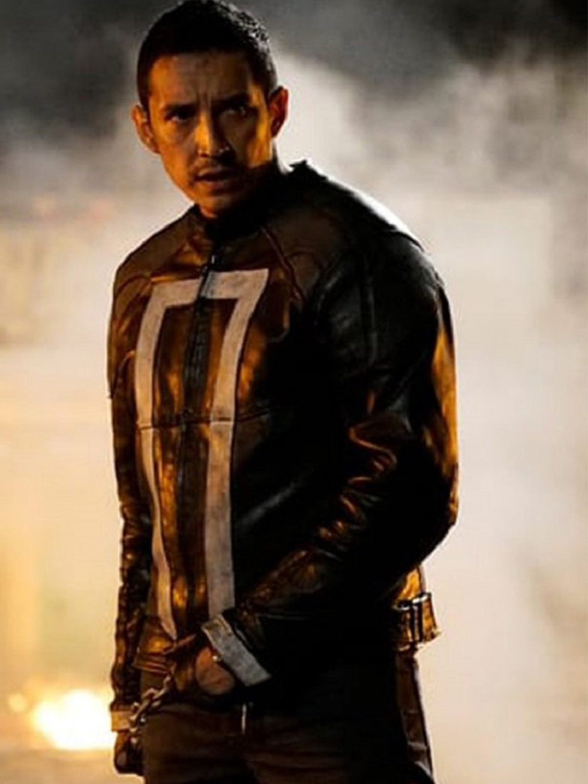 Ghost Rider Agent of Shield Robbie Leather Jacket