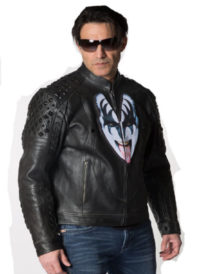 Kiss The Demo Leather Fashion Jacket