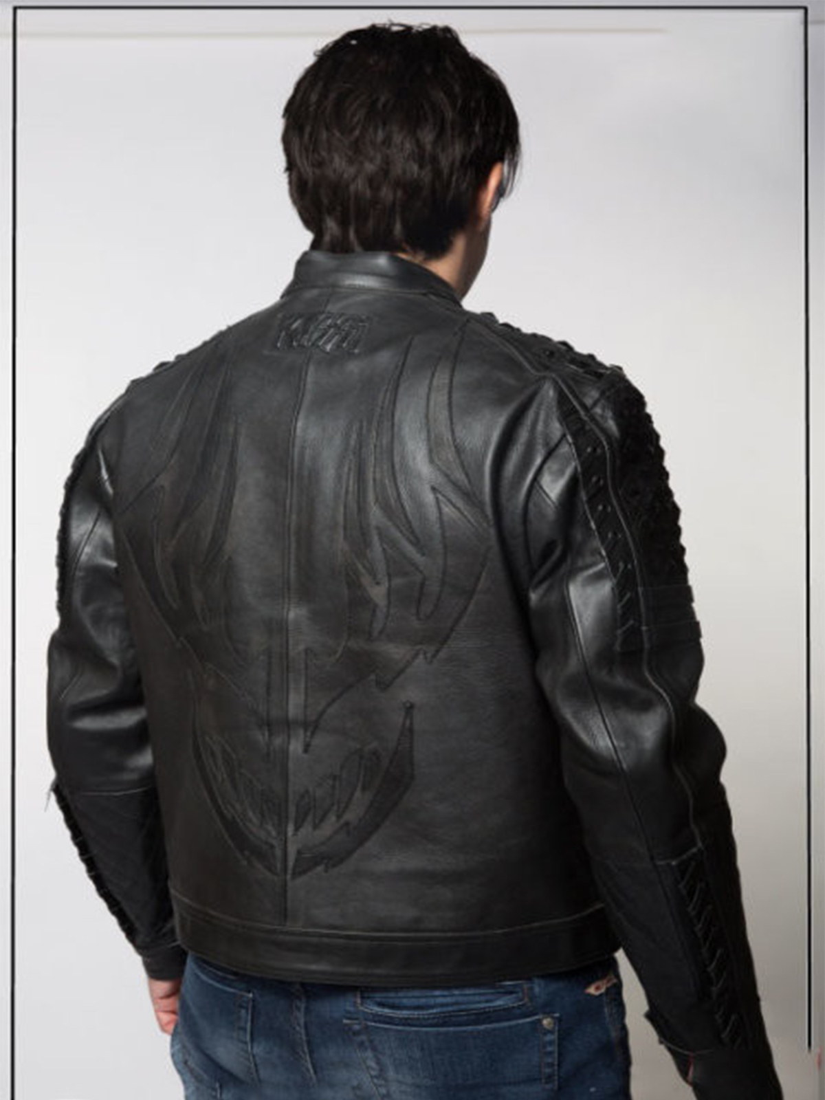 Kiss The Demo Leather Fashion Jacket