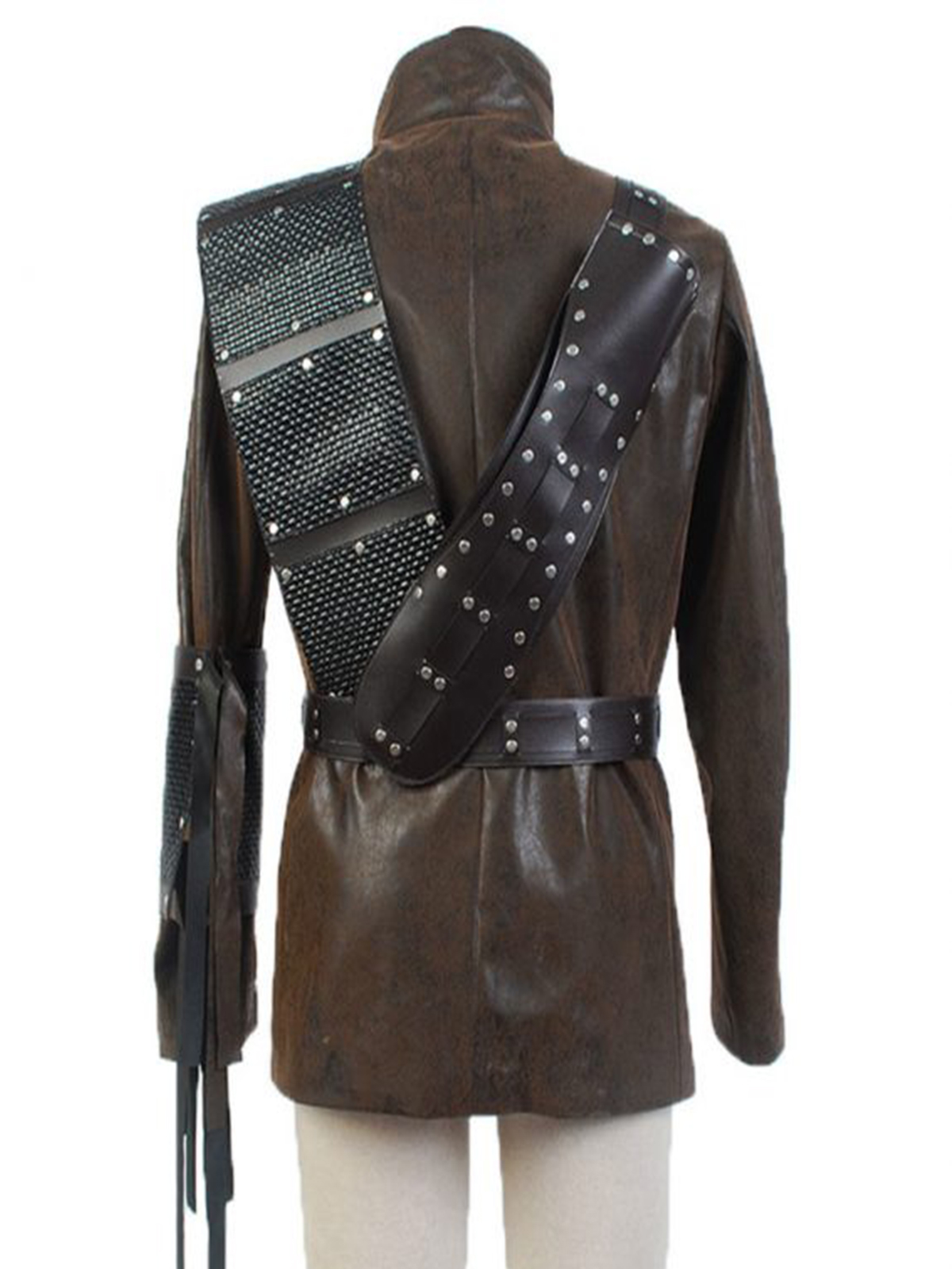 Malcolm Merlyn Arrow Dark Archer Leather Coat