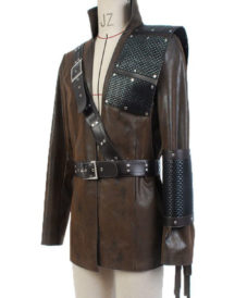 Malcolm Merlyn Arrow Dark Leather Coat