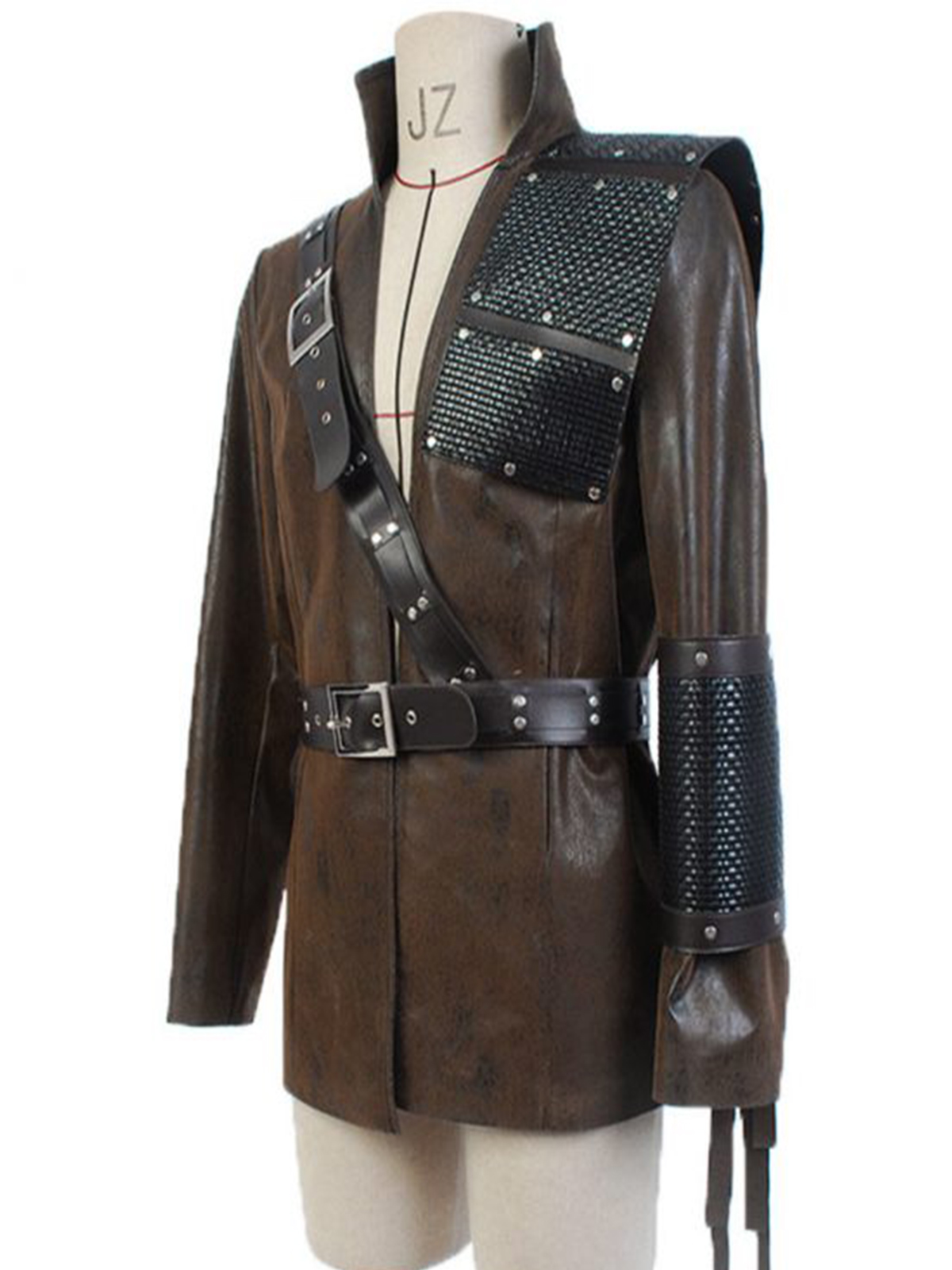 Malcolm Merlyn Arrow Dark Archer Leather Coat