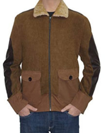 Maze Runner The Death Cure Newt Brown Shearling Jacket