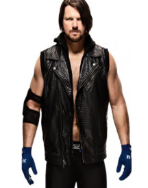 WWE AJ Styles Black Vest
