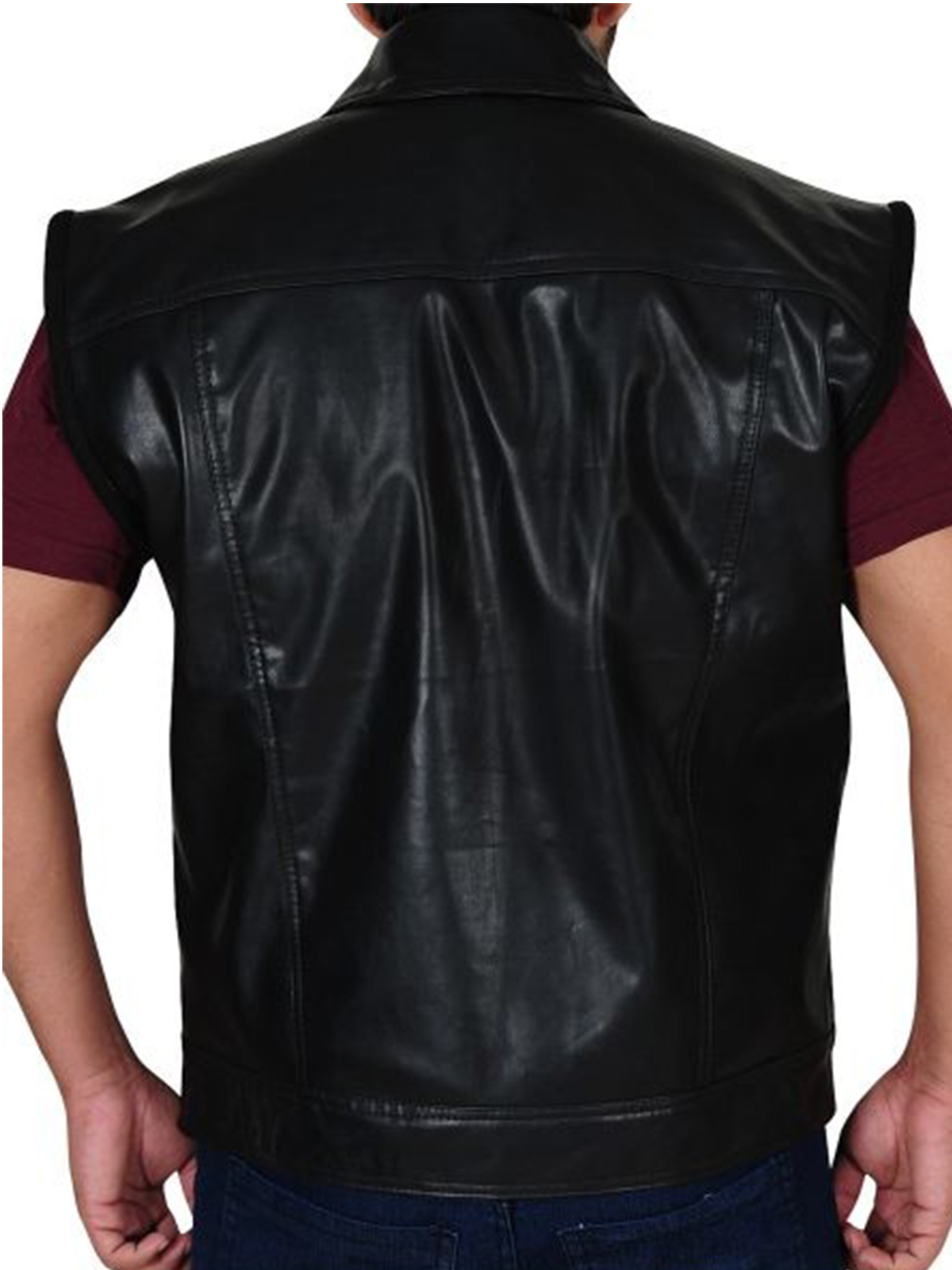 WWE Baron Leather Vest