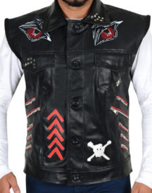 WWE Baron Leather Vest