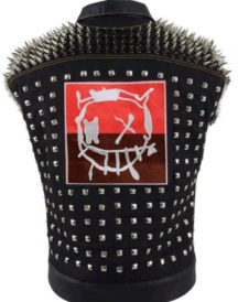 Watch Dog Punk Gaming Leather Vest