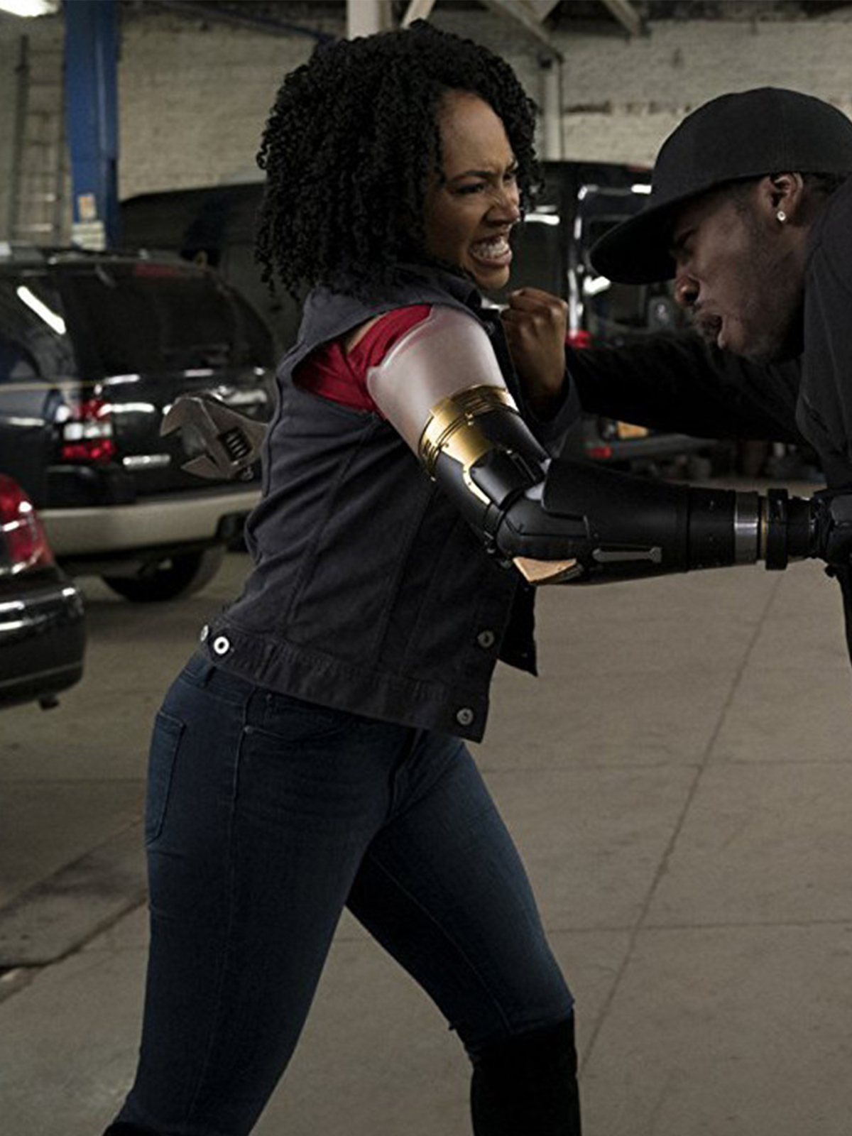 Silence + Noise Women’s Opia Sherpa Leather Jacket