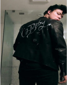 5sos Ashton Cry Baby Black Leather Jacket