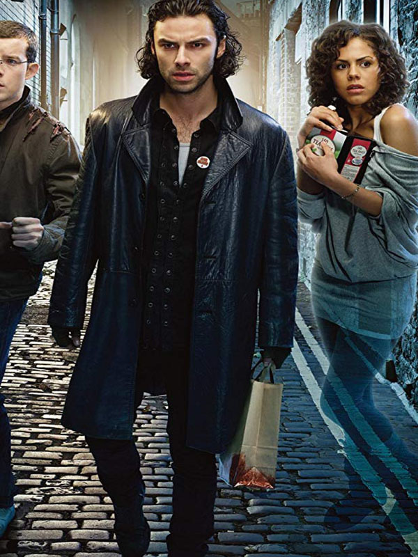 Aidan Turner Being Human Leather Coat