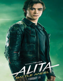 Alita Battle Angel Keean Johnson Biker Jacket