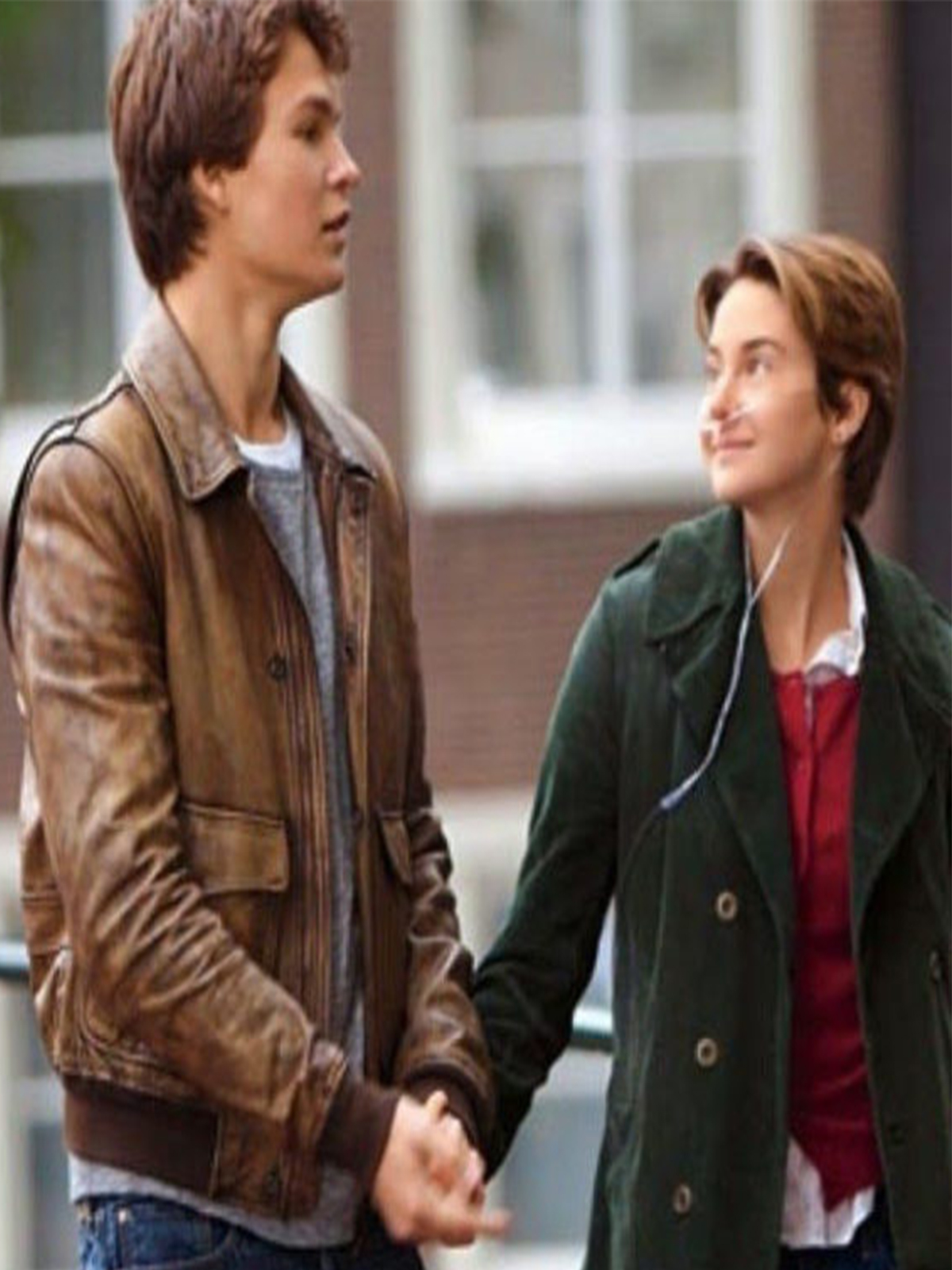 Ansel Elgort The Fault IN Our Stars Brown Jacket
