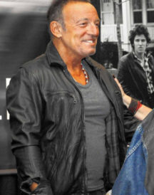 Barnes and Noble Braces Bruce Springsteen Leather Jacket