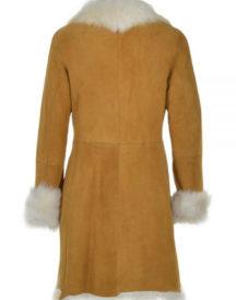 Octavia Shearling Tan Coat