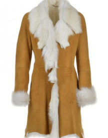 Octavia Shearling Tan Fur Coat