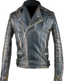 Vintage Cafe Racer Retro 2 Motor Cycle Antique Jacket