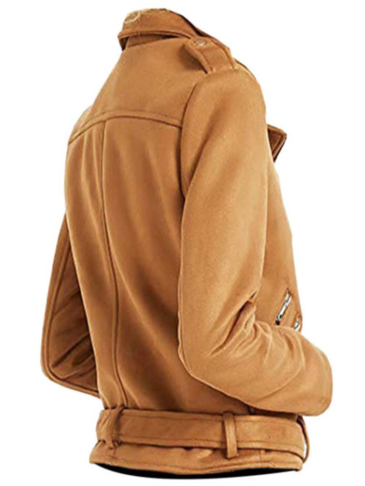 Women Brown Silver Leather Jacket