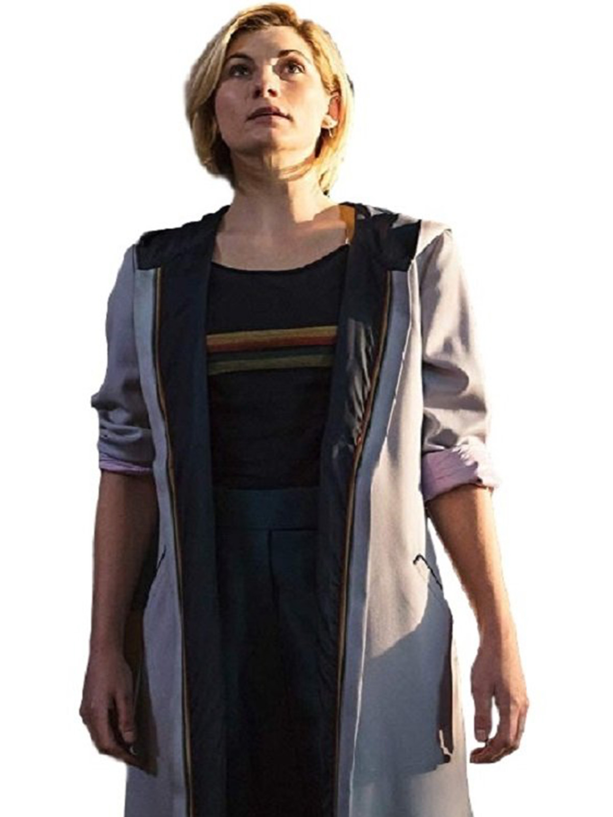 13th Doctor Jodie Whittaker Hoodie White Coat