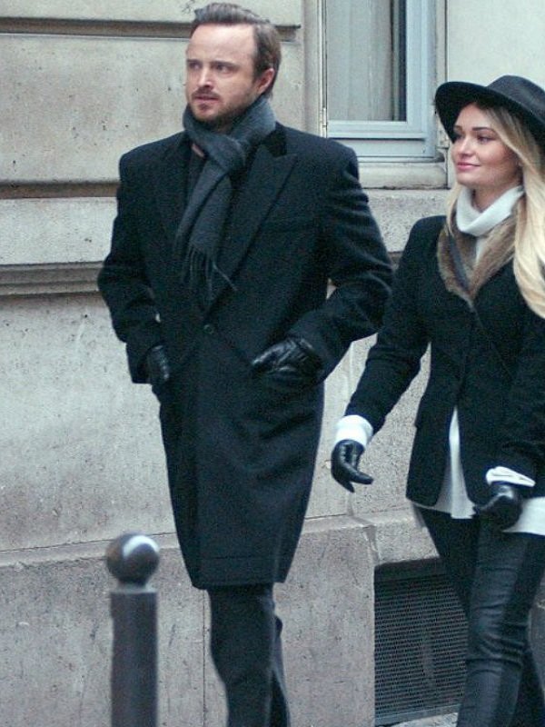 Aaron Paul Paris Stylish Wool Trench Coat