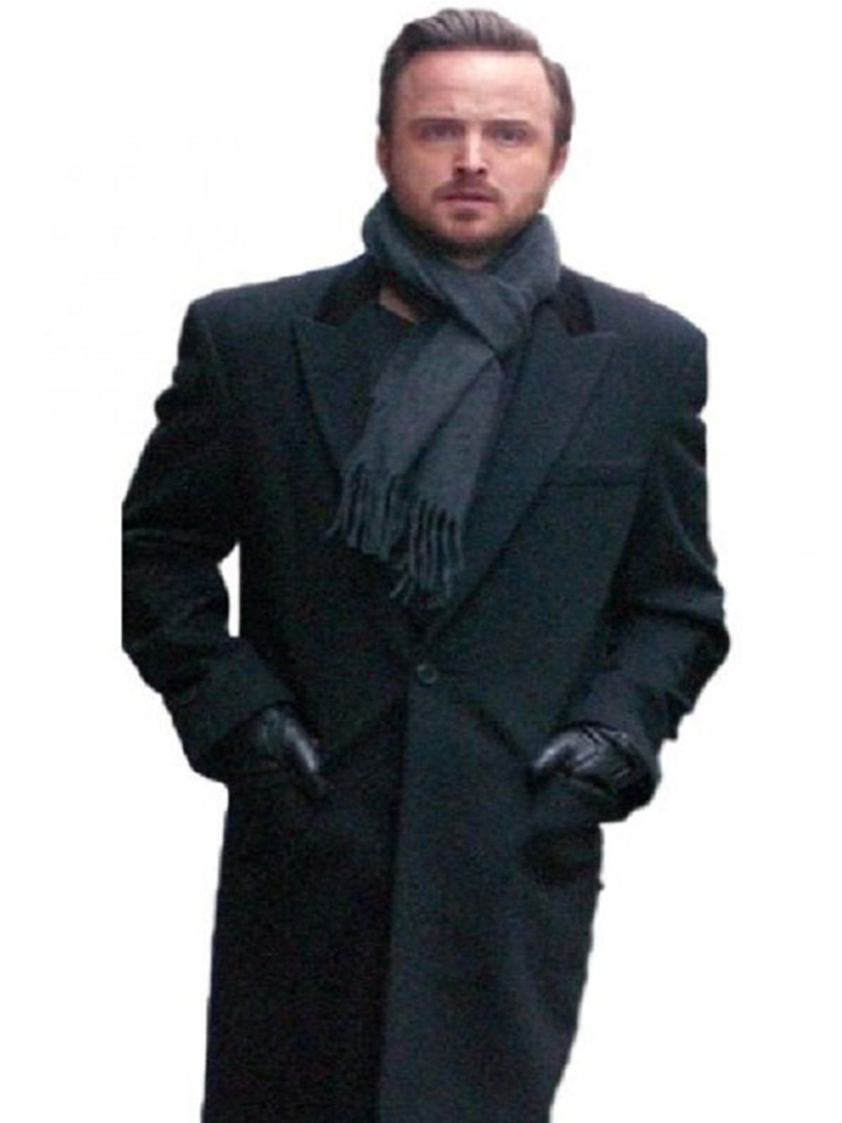 Aaron Paul Paris Stylish Wool Trench Coat