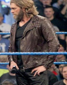 Adam Joseph Copeland Maroon Leather Coat