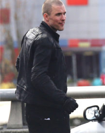 Ajax Ed Skrein Black Leather Jacket Ajax Ed Skrein Black Leather Jacket