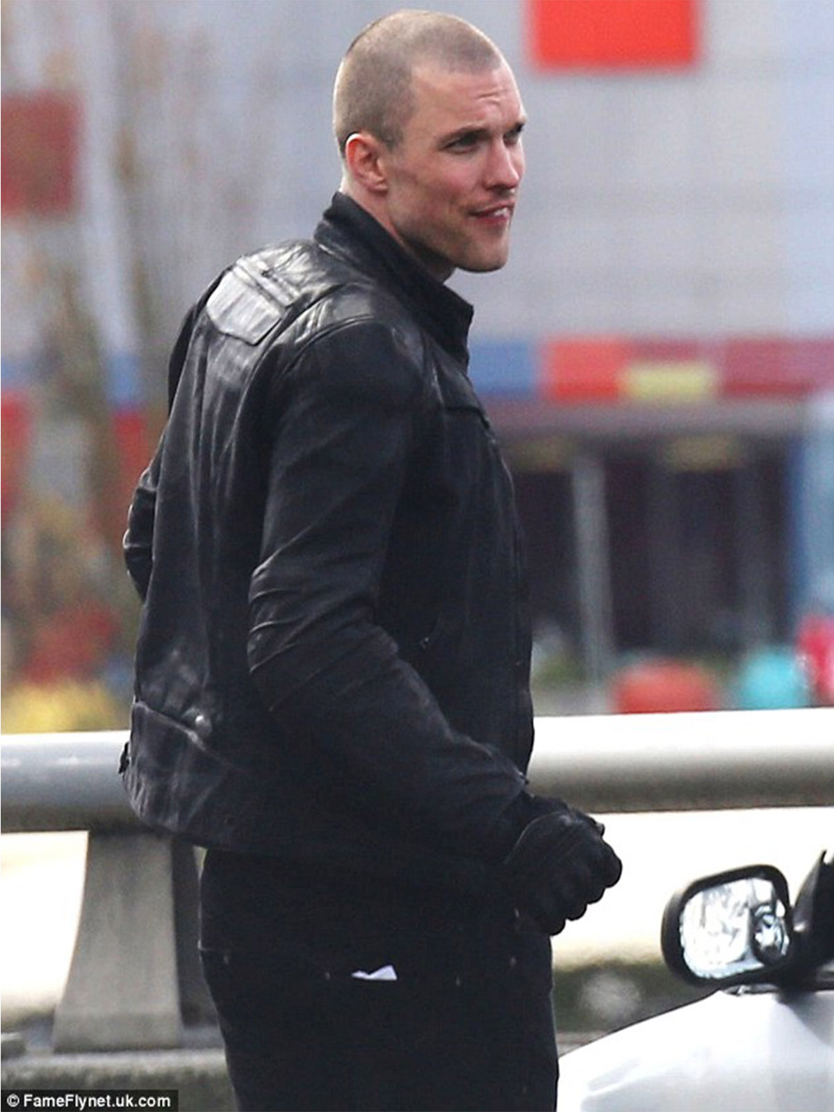 Ajax Ed Skrein Leather Jacket