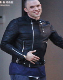 Ajax Ed Skrein Leather Jacket