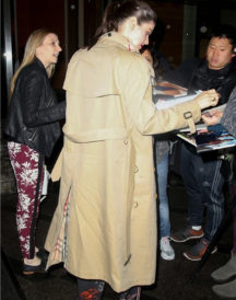Alexandra Daddario NYC Long Trench Coat Alexandra Daddario NYC Long Trench Coat