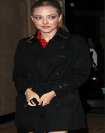 Amanda Seyfried A Million Ways To Die In The West Black Coat Amanda Seyfried A Million Ways To Die In The West Black Coat