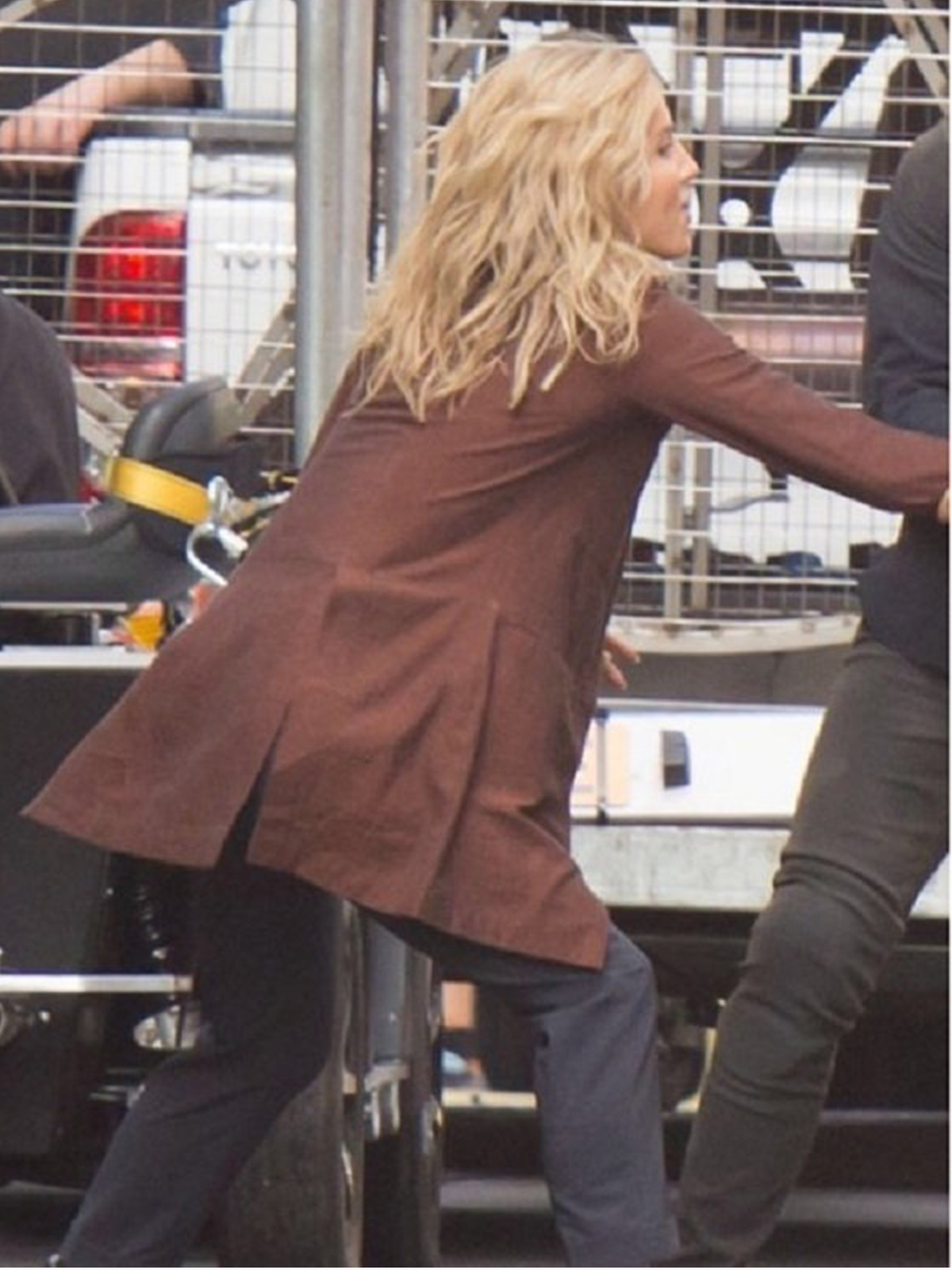 Annabelle Wallis The Mummy Halsey Coat