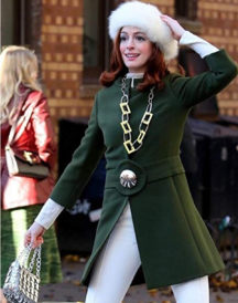Anne Hathaway Modern Love Green Coat