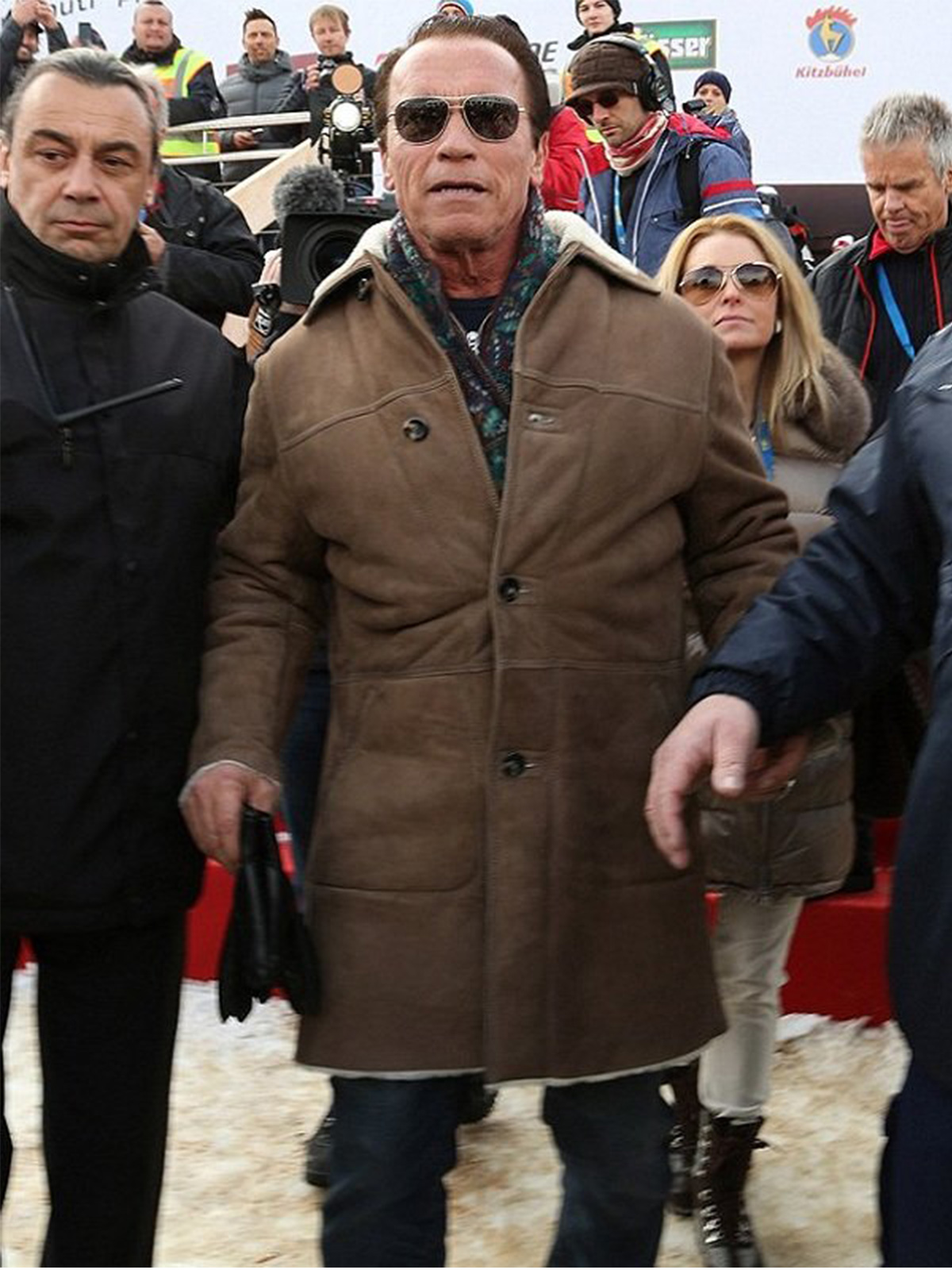 Arnold-Schwarzenegger-Suede-Fur-Leather-Coat
