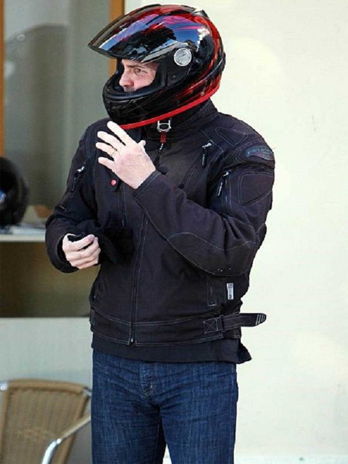 Arnold Vosloo Mummy Biker Jacket