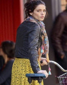Ashley Greene Americana Alice Garano Black Jacket Ashley Greene Americana Alice Garano Black Jacket