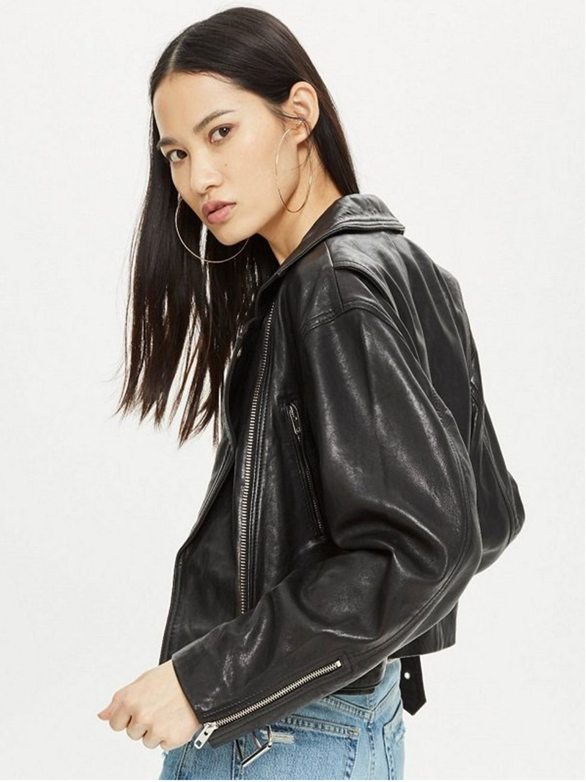 BETTYYOUNG ALICE’S Biker LEATHER JACKET