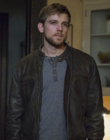 Bates Motel Dylan Massett Brown Leather Jacket