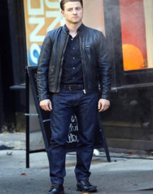 Ben McKenzie Gotham Black Leather Jacket
