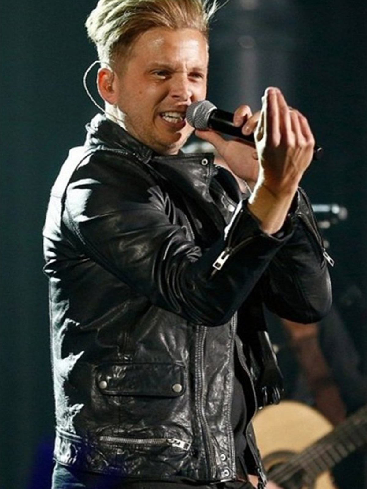 billboard ryan tedder black leather jacket stars jackets billboard ryan tedder black leather jacket stars jackets