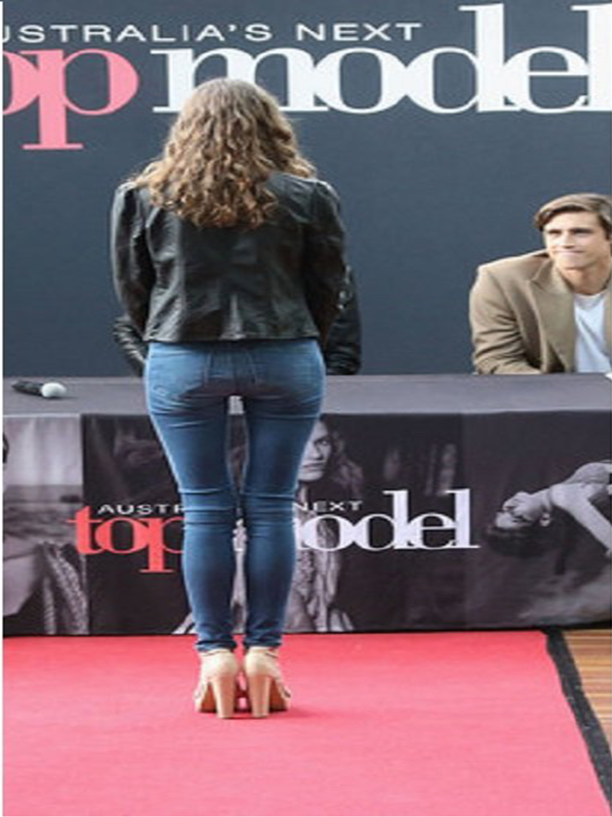 Stylish Jennifer Hawkins Leather Jacket