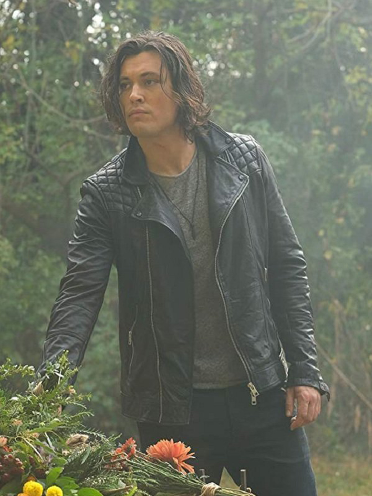 Blair Redford The Gifted Black Leather Jacket