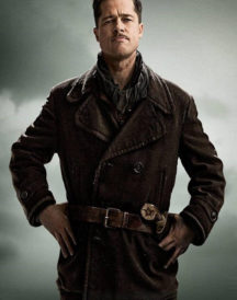 Brad Pitt Inglourious Basterds Wool Coat