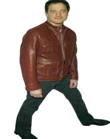 Brendan Fraser Tribeca Film Festival jacket