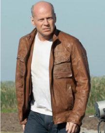 Bruce Willis Looper Leather Jacket