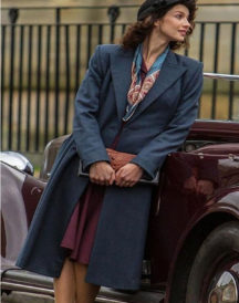 Caitriona Balfe Outlander Trench Long Coat