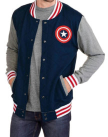 Captain America Varsity Jacket