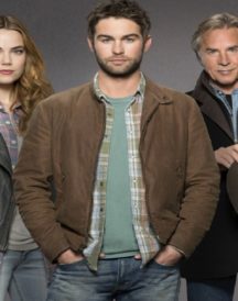 Chace Crawford Blood Oil Leather Jacket