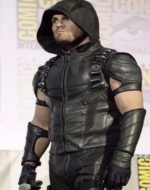 Oliver Queen Arrow Hooded Vest