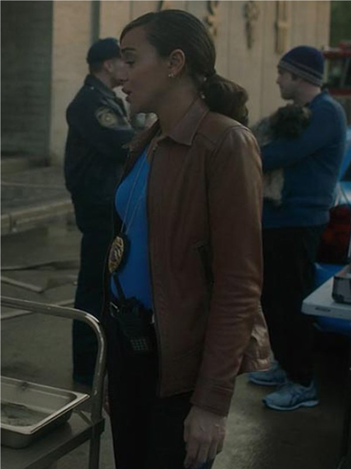 The Umbrella Academy Ashley Madekwe Leather Jacket