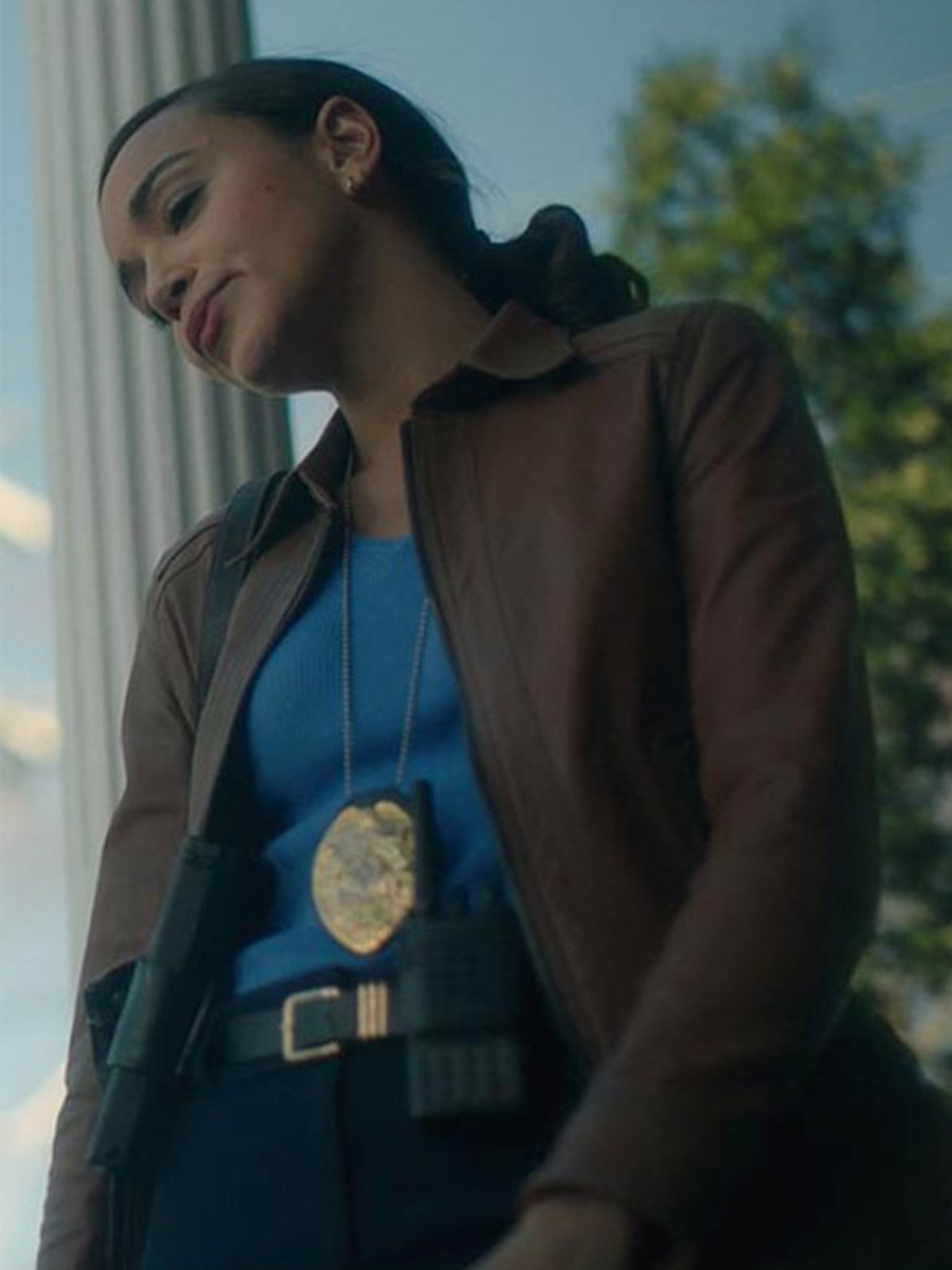 The Umbrella Academy Ashley Madekwe Leather Jacket